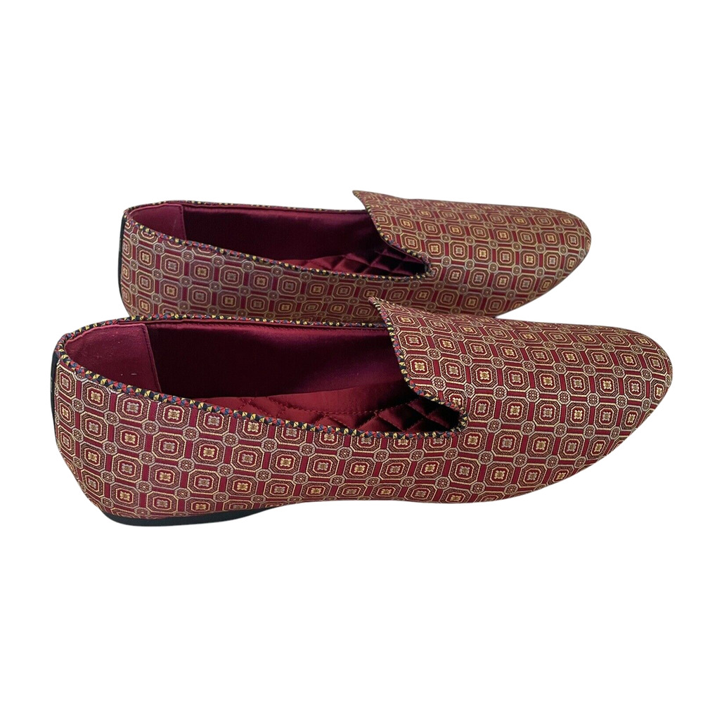 BIRDIES Starling Women's Size 12 Red Gold Slip-On Cushioned Loafer Comfort Flats - Picture 4 of 9